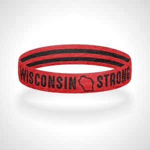 Reversible Wisconsin Strong Wristband Bracelet